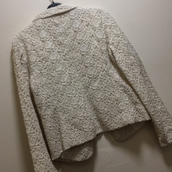 🆕Ann Taylor LOFT lace blazer - Picture 8 of 8